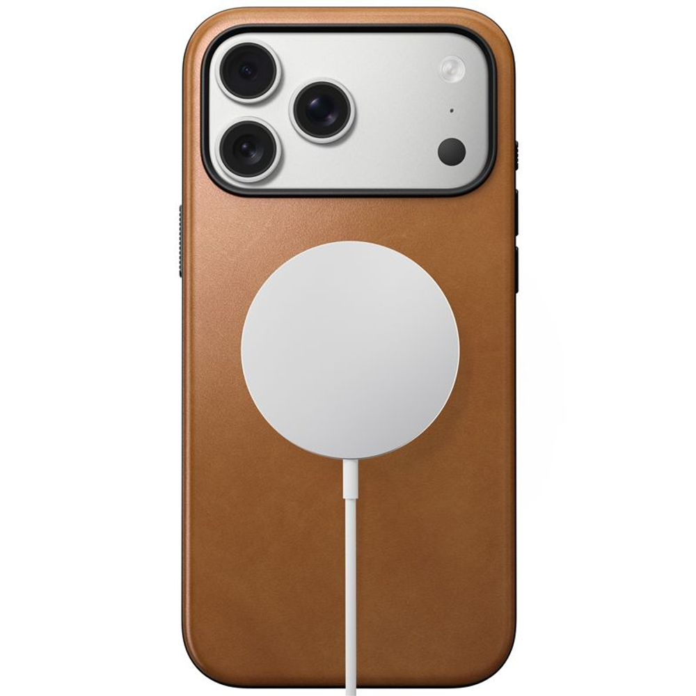 Чехол Nomad Modern Leather Case для iPhone 17 Pro English Tan