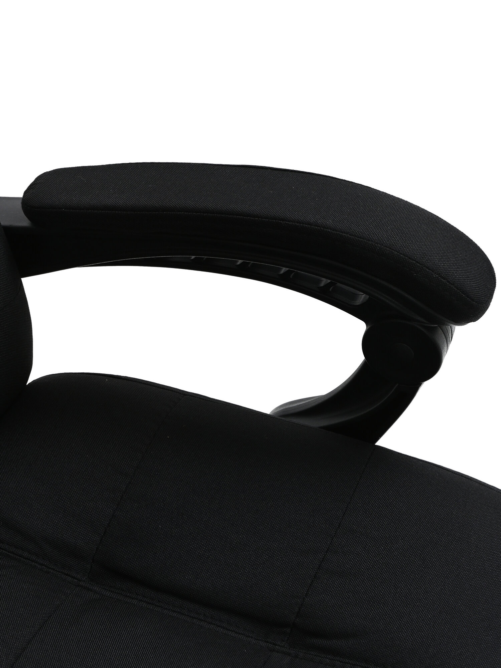 Кресло компьютерное офисное KRESLO COMFORT Premium, текстиль/лён, цвет:черный