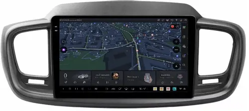 Магнитола для KIA Sorento Prime 2015+ (UM) - Kuberg DUDU7 OL-1738 QLed+2K, Android 13, Быстрейшая, UIS7870 (DUDU7), CarPlay, SIM-слот