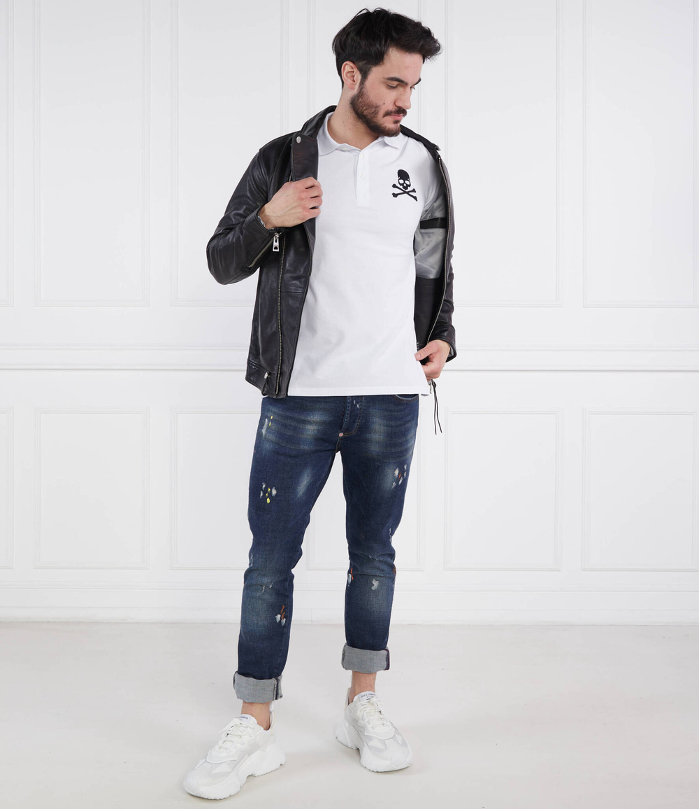 Поло Philipp Plein - белый(MTK6247 PTE003N)
