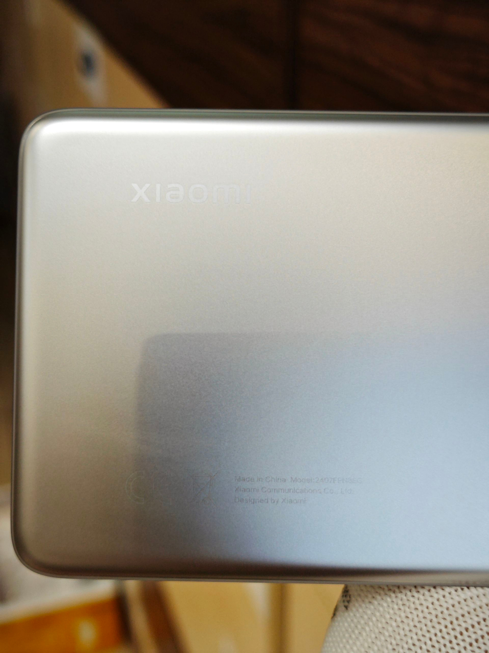 Задняя крышка ORIGINAL для Xiaomi 14T Pro 2407FPN8EG - ( заднее стекло ) цвет: Голубой / Titan Blue