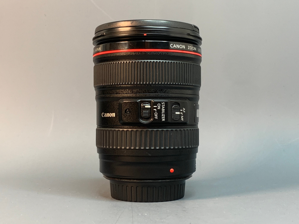 Canon EF 24-105mm f/4L IS USM сломан обод пластиковый