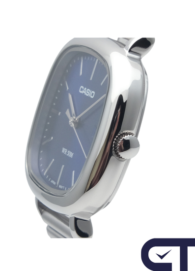 Casio LTP-B166D-2A — женские часы с датой и стальным браслетом