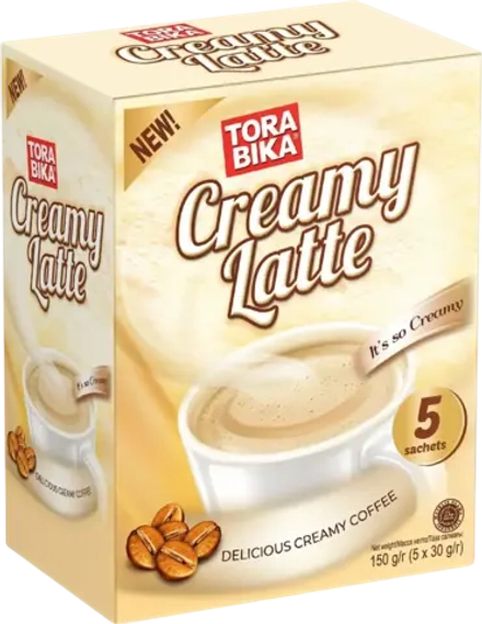 TORABIKA Кофейный напиток CREAMY LATTE 30г по 5шт, блок 24шт.