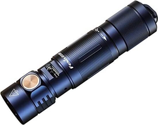 Фонарь FENIX Мод. E05R черный (400лм-64м)(светодиод: Cree XP-G2 S3 белый)(24г)(встроенный аккум.320mAh)