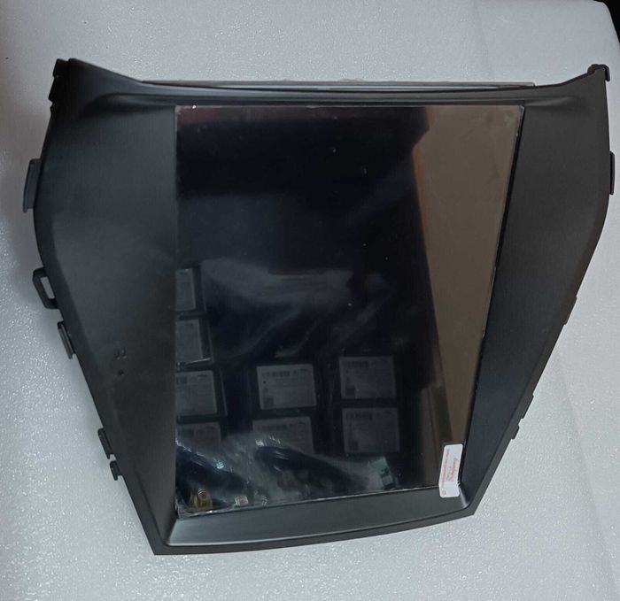 Магнитола для Hyundai Santa Fe 3 DM 2012-2018 (климат на ШГУ) - Kuberg ZF-1157-GE вертикальный экран 10.4" в стиле "Тесла" на Android 13, Быстрая, CarPlay, 4G SIM-слот