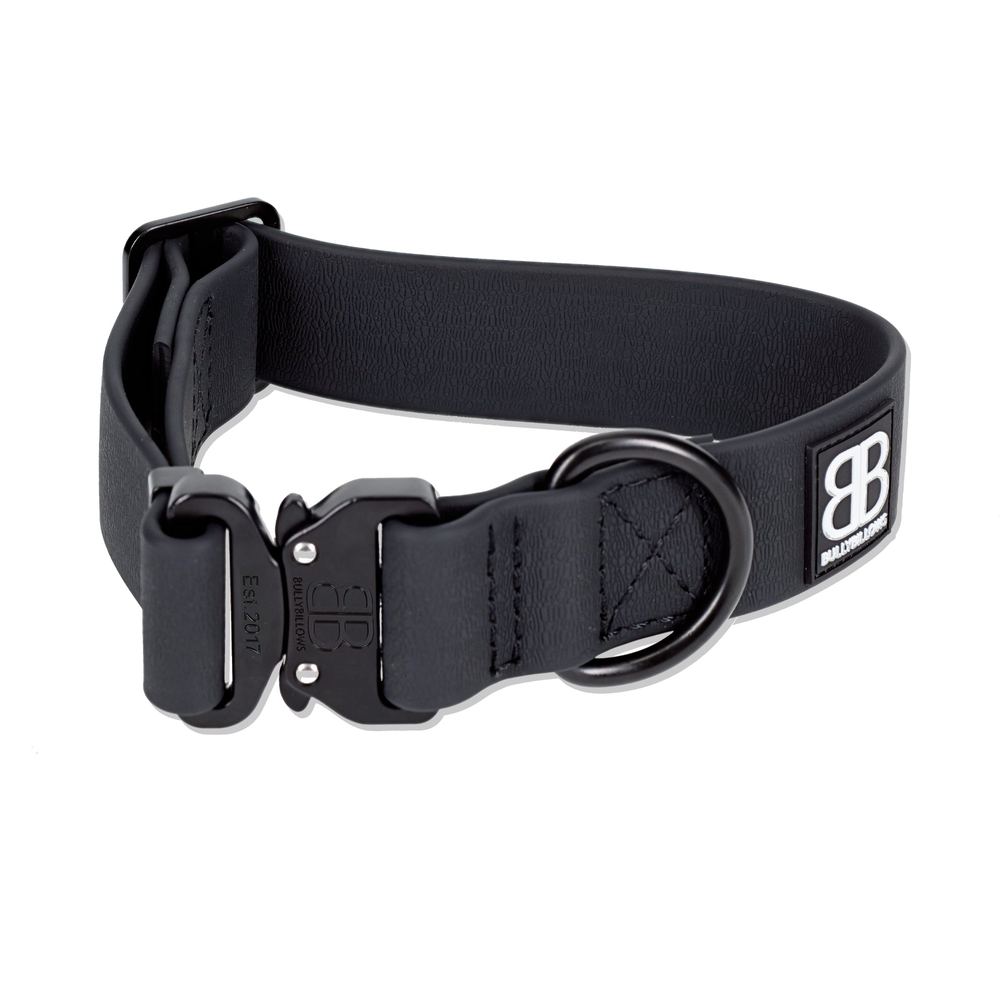 Ошейник Billowthane Combat BLACK 4 см BullyBillows