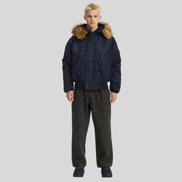 Парка Alpha Industries N-2B Replica Blue (Синяя)