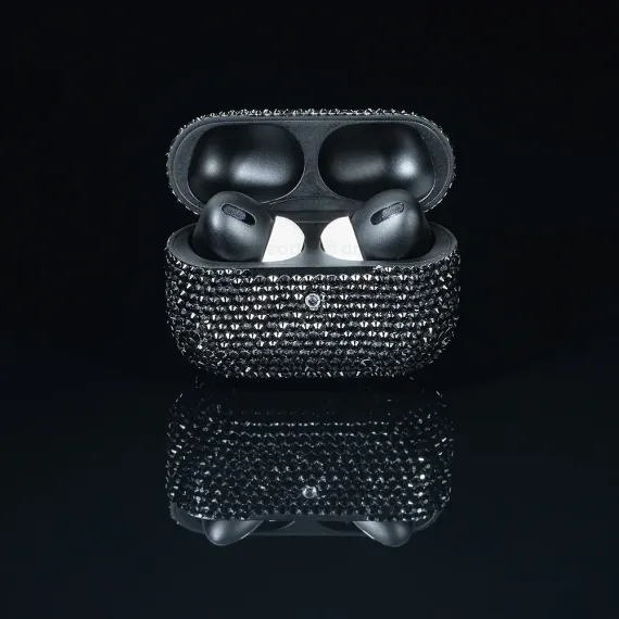 Apple AirPods Pro 2 USB-C Swarovski Crystal Black
