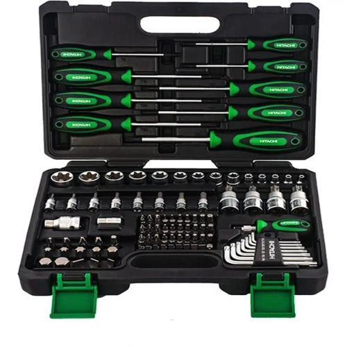 Набор инструмента 1/4”, 3/8”и 1/2” 100 предметов HIKOKI 774006