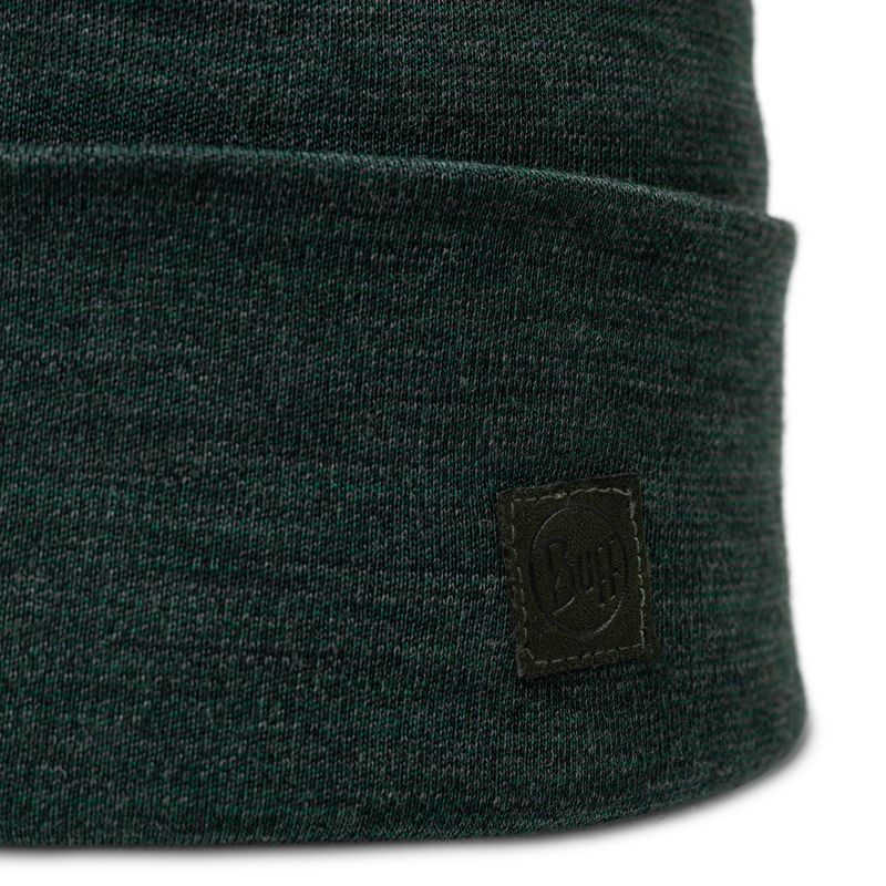 Шапка-бини Buff Merino Heavyweight Solid Forest Фото 4