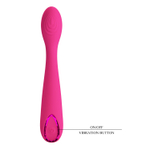 Розовый массажёр с мощной вибрацией Jessica - 15,8 см. (Цвет: розовый)