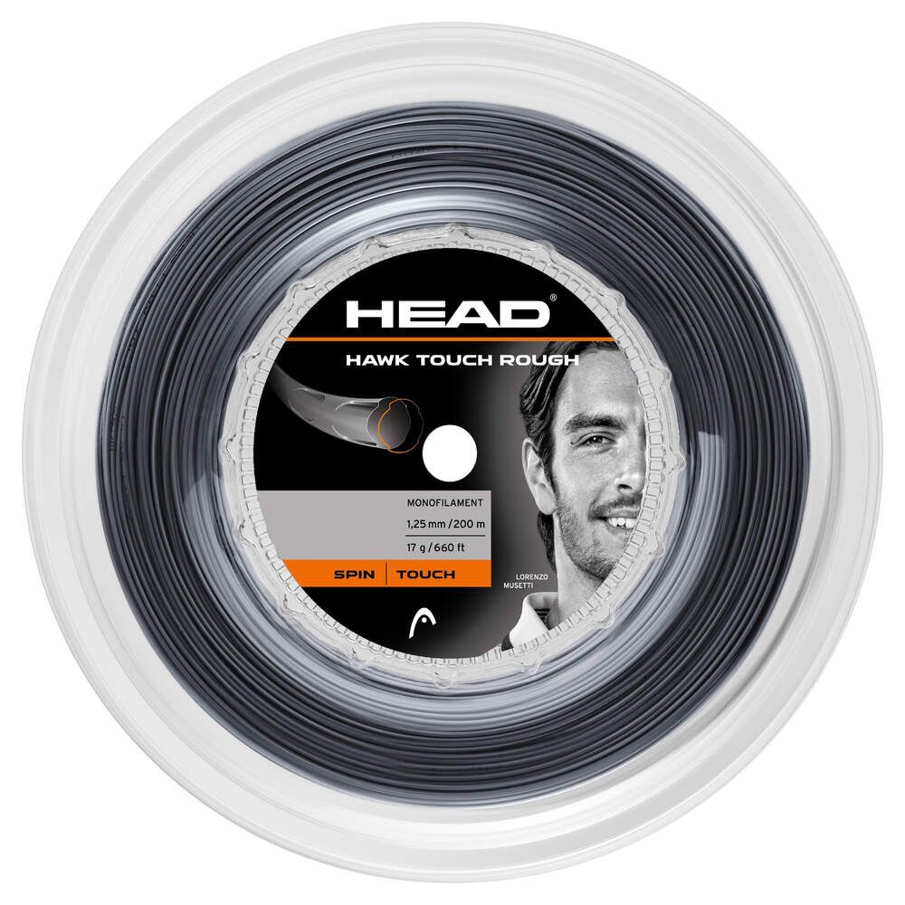 Теннисные струны Head Hawk Touch Rough (200 m) - black