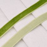 Лента бархатная (тесьма) 12.0 мм / 32.9±2 метров, 0081-1211, 158 зеленый