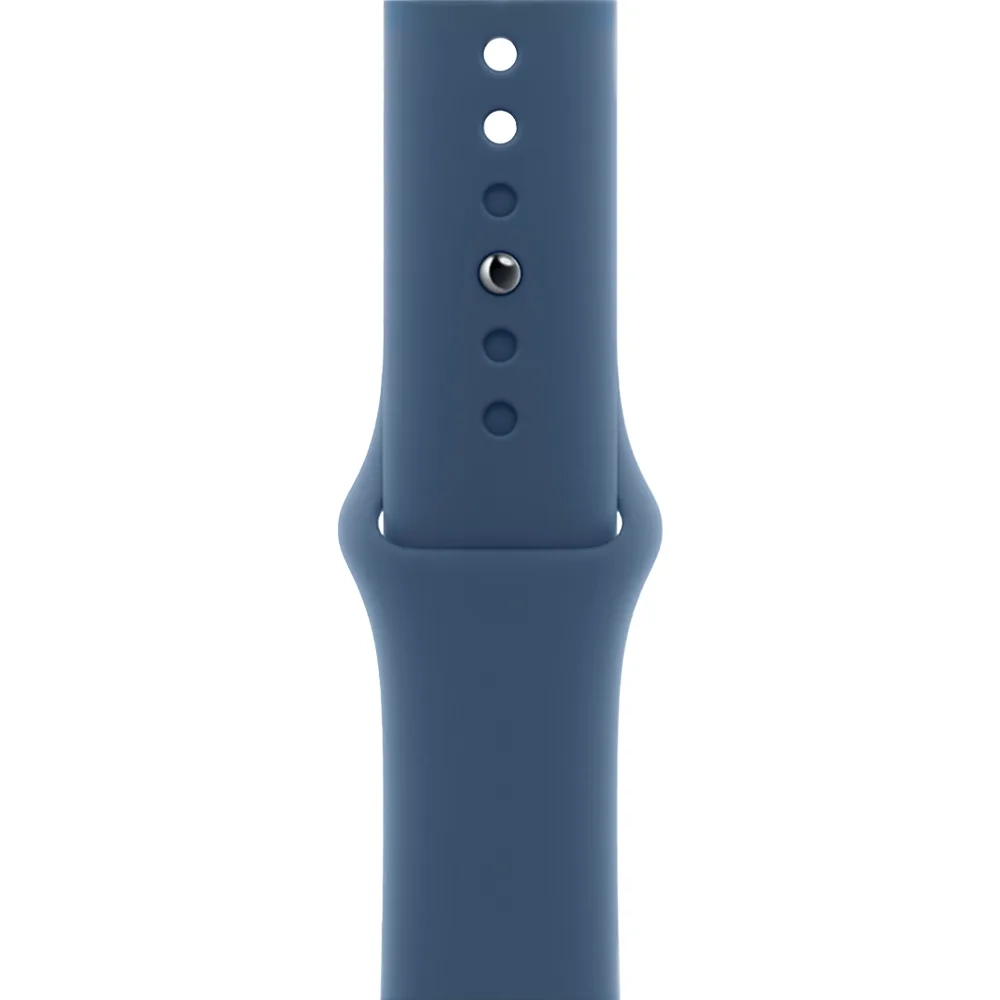 Умные часы Apple Watch SE 2 (2024) GPS, 40mm, Silver Aluminium Case with Sport Band M/L, Denim (Серебристый)