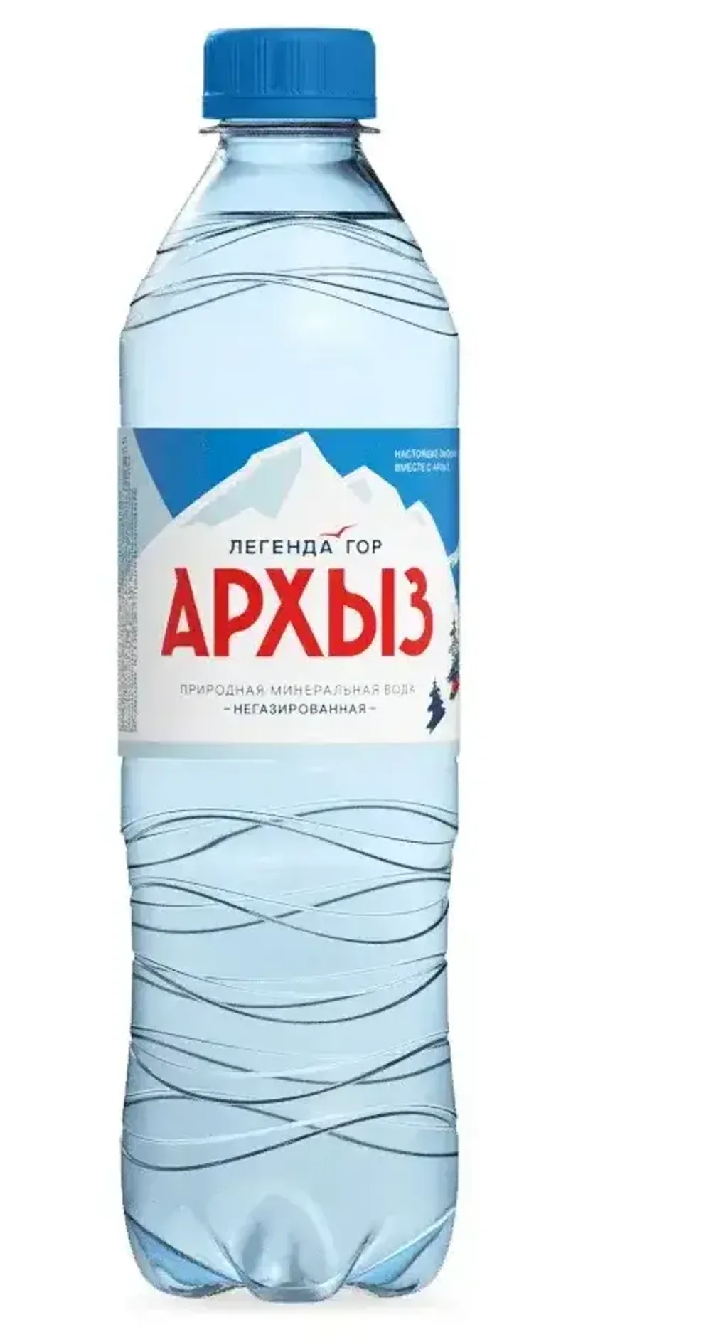 Вода минеральная природная столовая питьевая Легенда гор Архыз 0,5л негазированная