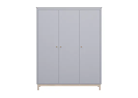 Шкаф Classic 3-х створчатый, 210х167 см (серый)