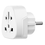 Сетевой переходник адаптер для евророзетки Keephone Powerflex белый