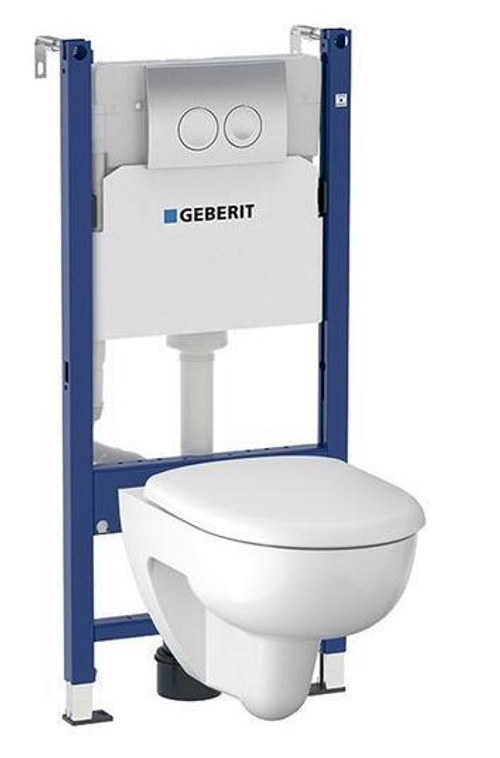Комплект инсталляции c подвесным унитазом Geberit Renova 500.124.TC.R