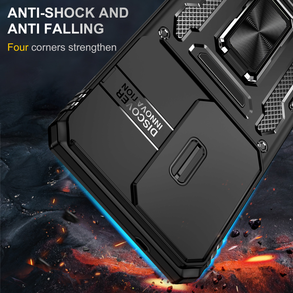 Чехол Safe Case с кольцом и защитой камеры для Samsung Galaxy S26 Ultra