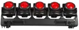 PL-W520M — LED Moving Bar 5×120 Вт RGBL с зумом 3,5°–45° IP65