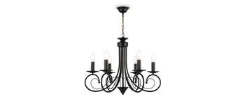 Подвесная люстра 6*E14 TR9612/6 BK черный Traditional Modern Ambrella.