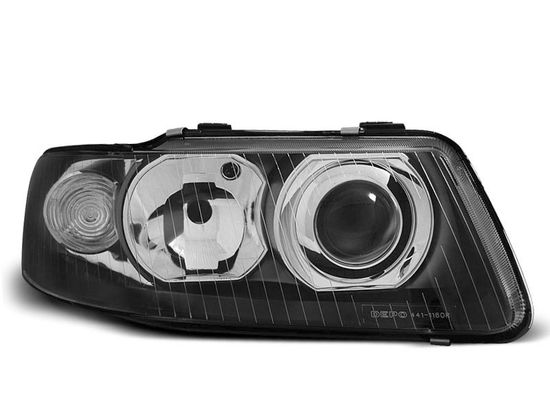 Передние фары black Audi A3 8L