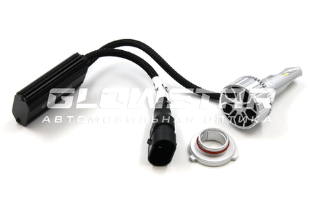 Светодиодные лампы HB3 (9005) Sariti T6 с вентилятором, 12V, 45W, 5500K (комплект, 2шт)