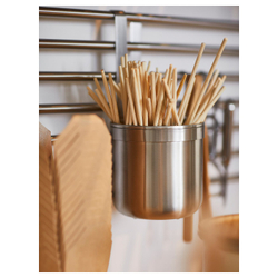 IKEA KUNGSFORS  (ИКЕА КУНГСФОРС)  -  Контейнер - нержавеющая сталь 12.0х26.5 см