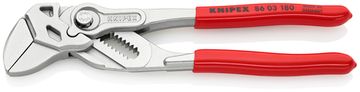 Клещи переставные - гаечный ключ хромированные 180 мм Knipex KN-8603180