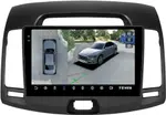 Магнитола для Hyundai Elantra 4 2006-2011 - Teyes CC3-2K-360 монитор 9.5" 2K QLED на Android 10, Быстрая, CarPlay, 4G SIM-слот, 4 камеры в комплекте