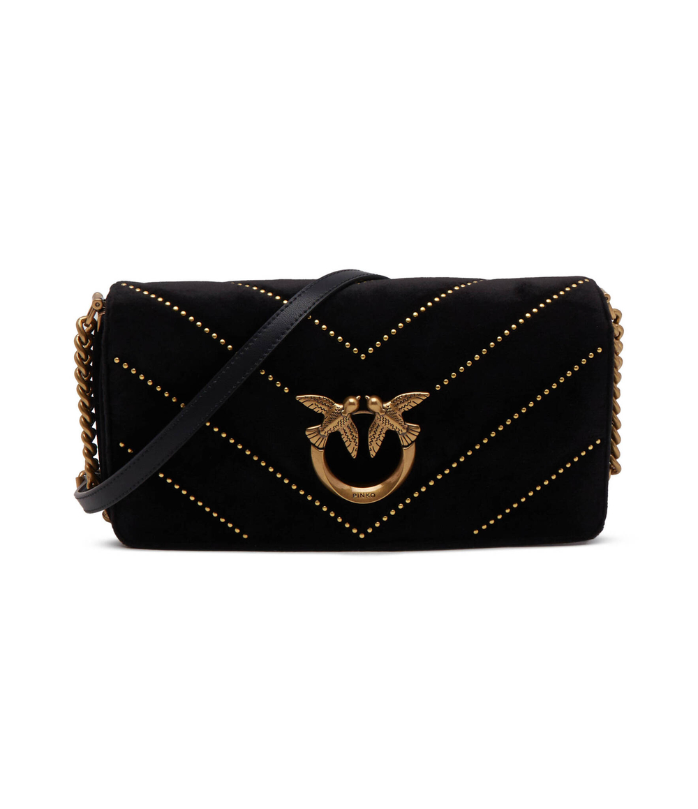 Сумка-мессенджер LOVE CLICK BAGUETTE MINI VELLU Pinko - черный(100068 A17G)