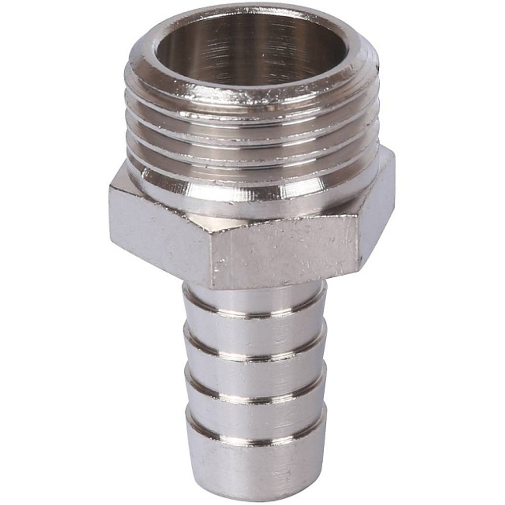 Штуцер с наружной резьбой STOUT SFT 0067 - 1/2" x 12 мм (латунь никелированная)