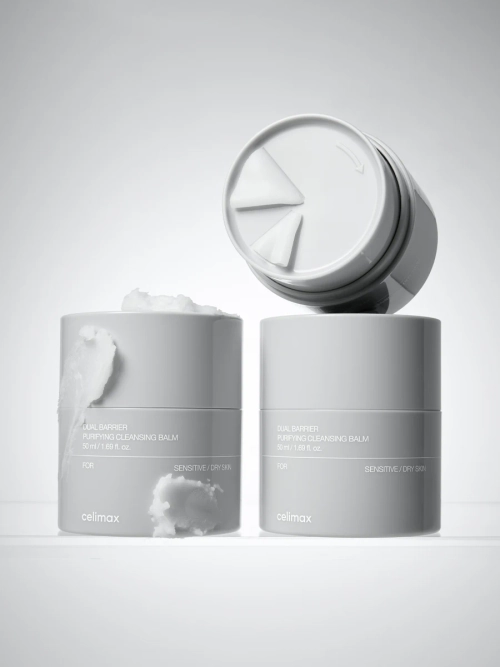 Celimax Гидрофильный бальзам для чувствительной кожи + сменный блок Dual Barrier Purifying Cleansing Balm 50 мл х 2 шт