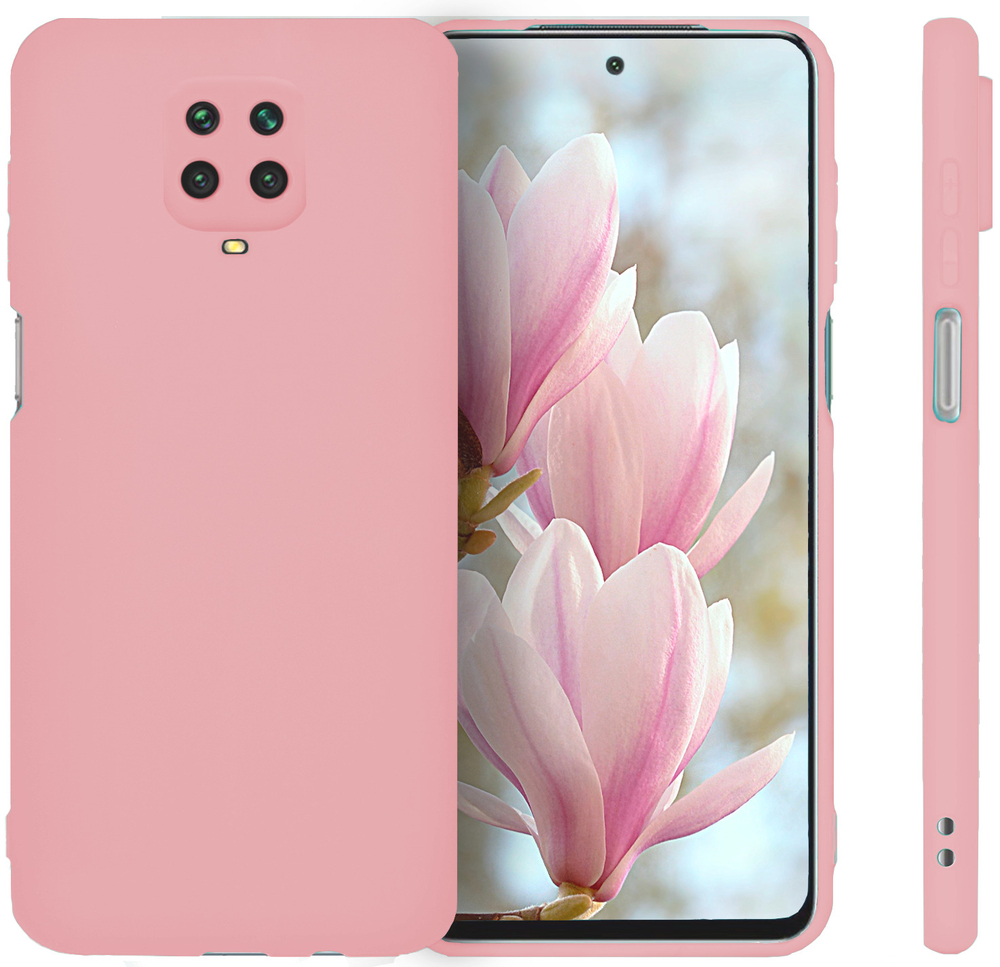 Мягкий Soft Touch чехол из силикона для XIAOMI REDMI NOTE 9 PRO / 9S / POCO M2 PRO с бархатной подкладкой