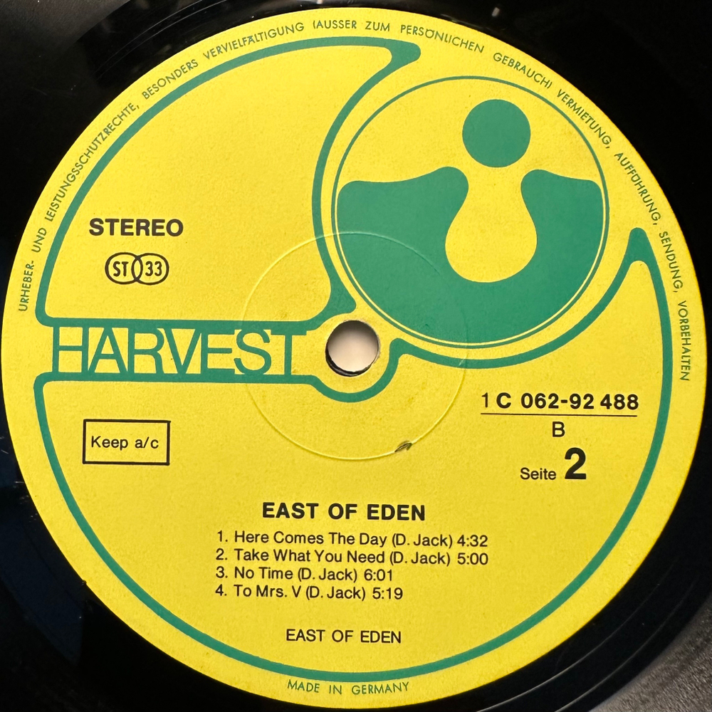 East Of Eden- East Of Eden (Германия 1971г.)