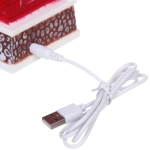 Сувенир с подсветкой «Новогодняя ночь» 13.5*8*19.5 см (питание от USB и батареек)