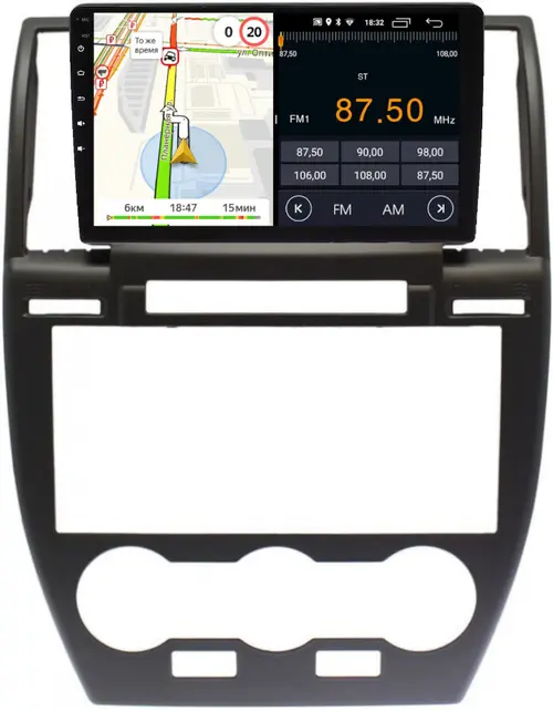 Магнитола для Land Rover Freelander 2 2007-2012 (монохром) - Parafar PF102LUX2FHD на Android 13, CarPlay, 4G SIM-слот