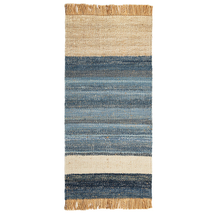 Ковер из джута, денима и шерсти hyderabad из коллекции ethnic, 70x160см
