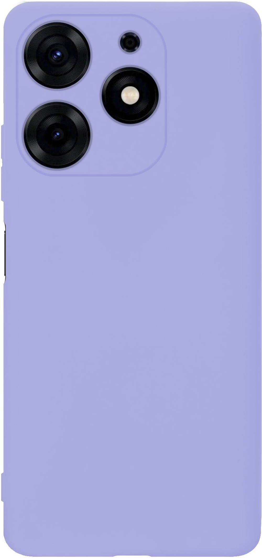Мягкий Soft Touch чехол из силикона для TECNO SPARK 10 PRO с бархатной подкладкой