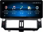 Магнитола для Toyota Land Cruiser Prado 150 2009-2013 (low) - Kuberg монитор 12.3" в стиле Audi на Android 13, Быстрая, CarPlay, 4G SIM-слот