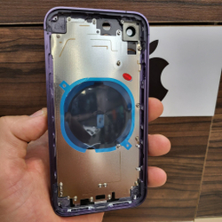 Корпус для iPhone XR в стиле iPhone 14Pro (цвет: Purple - фиолетовый)