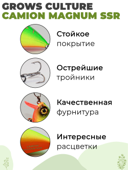 Воблер крэнк Camion Magnum SSR 36 мм 3.3 г цвет #34