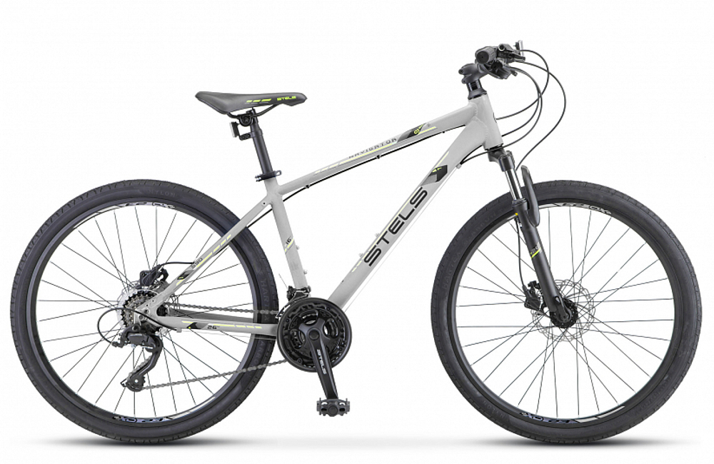 Велосипед Stels Navigator-590 MD 26" K010 18" Бордовый/салатовый