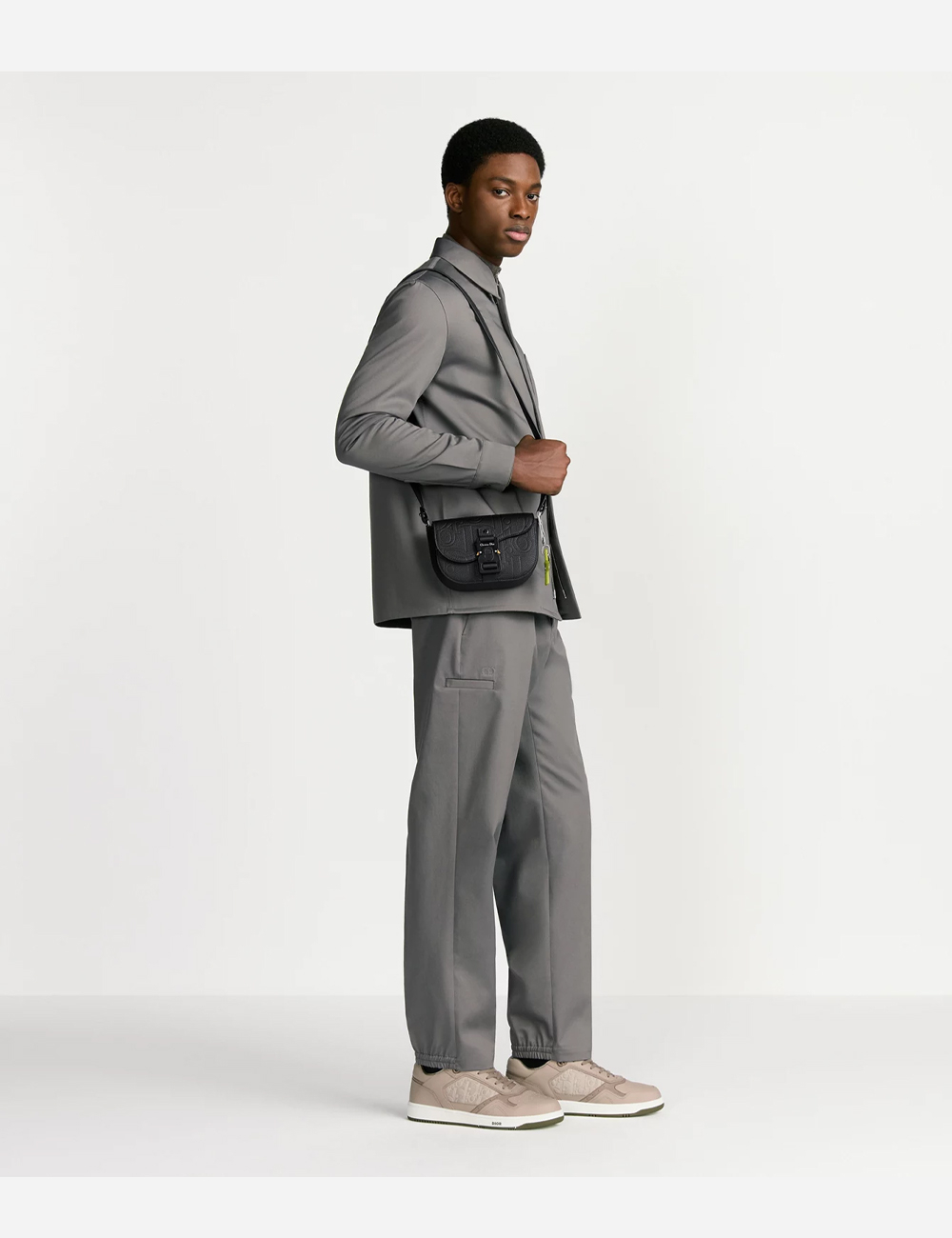 Сумка Dior Mini Saddle Leather Messenger "Black"