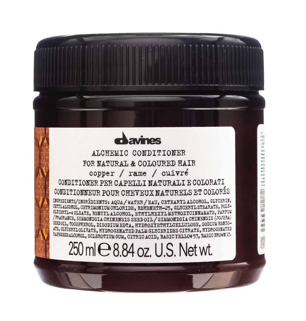 Кондиционер оттеночный для натуральных и окрашенных волос Davines Alchemic Conditioner - Copper 250 мл