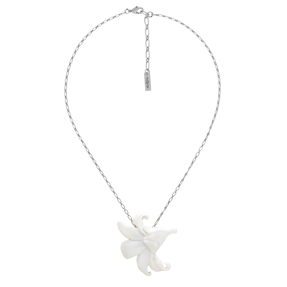 Колье Nature Bijoux, Lis Blanc, с подвеской из перламутра, NB26.1-15-43822 (белый)