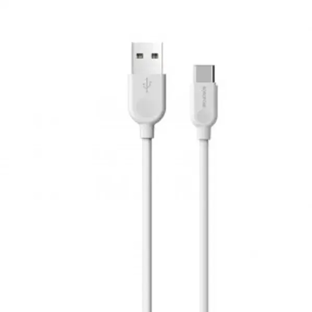 Кабель Borofone BX14 USB-Type-C 3A 2м PVC White