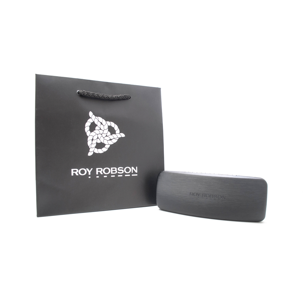 Солнцезащитные очки ROY ROBSON 70100 C1 прямоугольные синие матовые