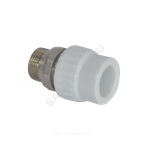 Муфта PP-R комбинированная разъемная белая Дн 25х1/2" НР для радиатора VALFEX 10159125